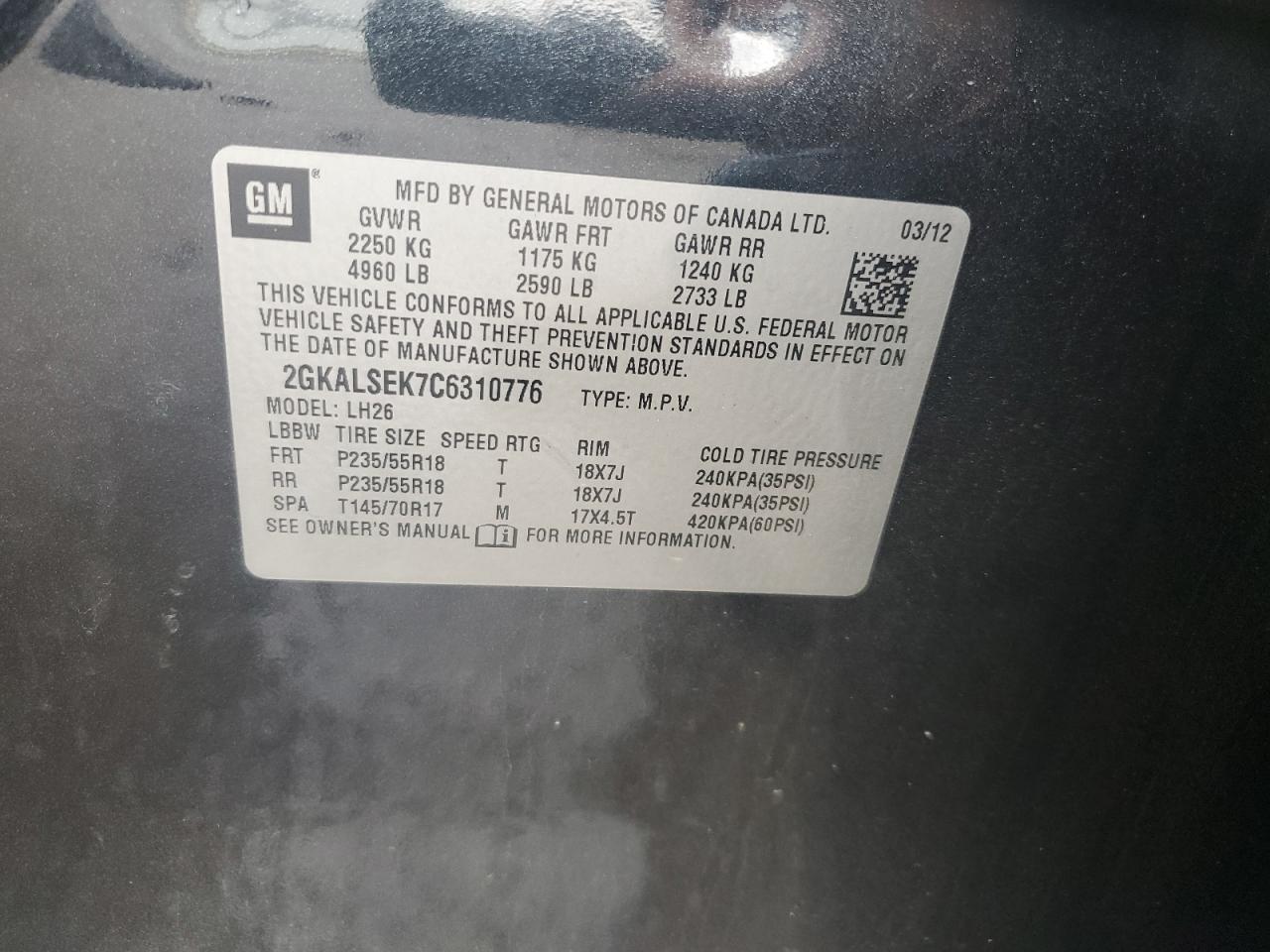 GMC Terrain Sle