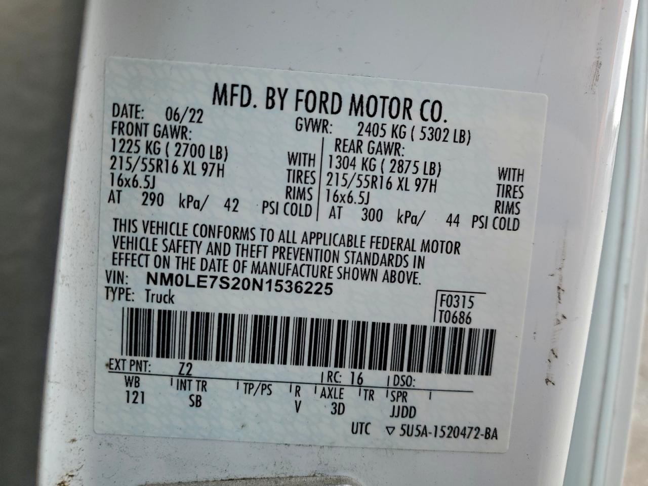 Ford Transit Titanium