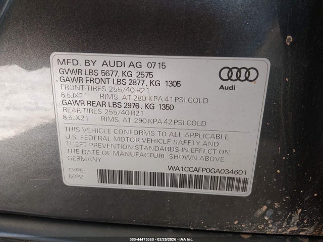 Audi Sq 3.0t Premium Plus