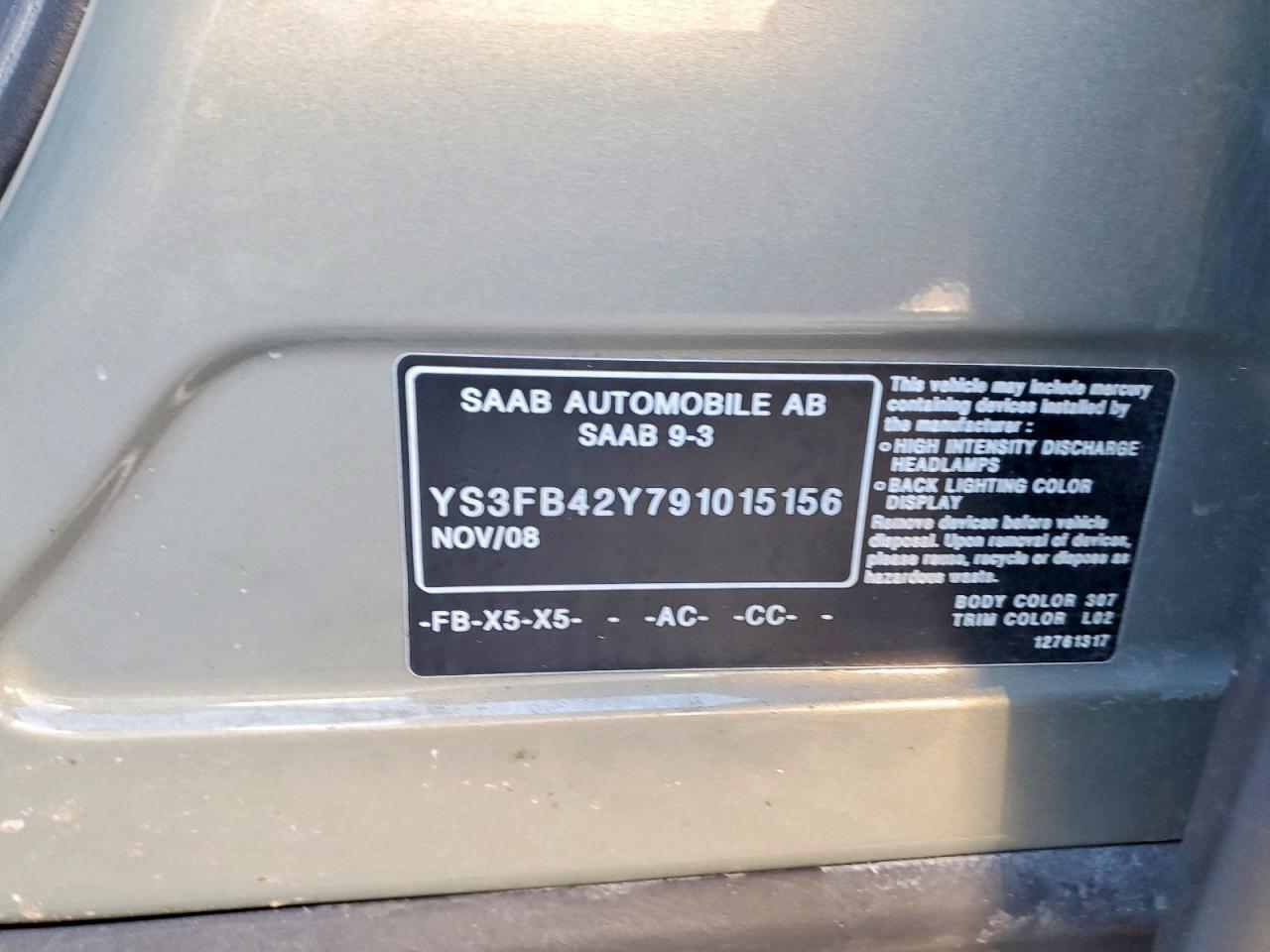 Saab 9-3 2.0t