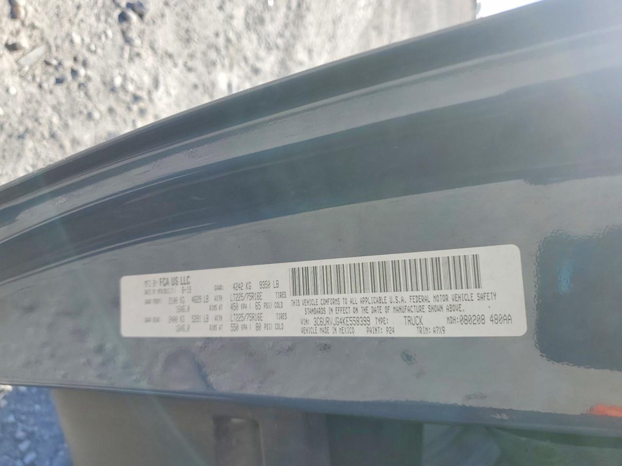 Ram Promaster 3500 High