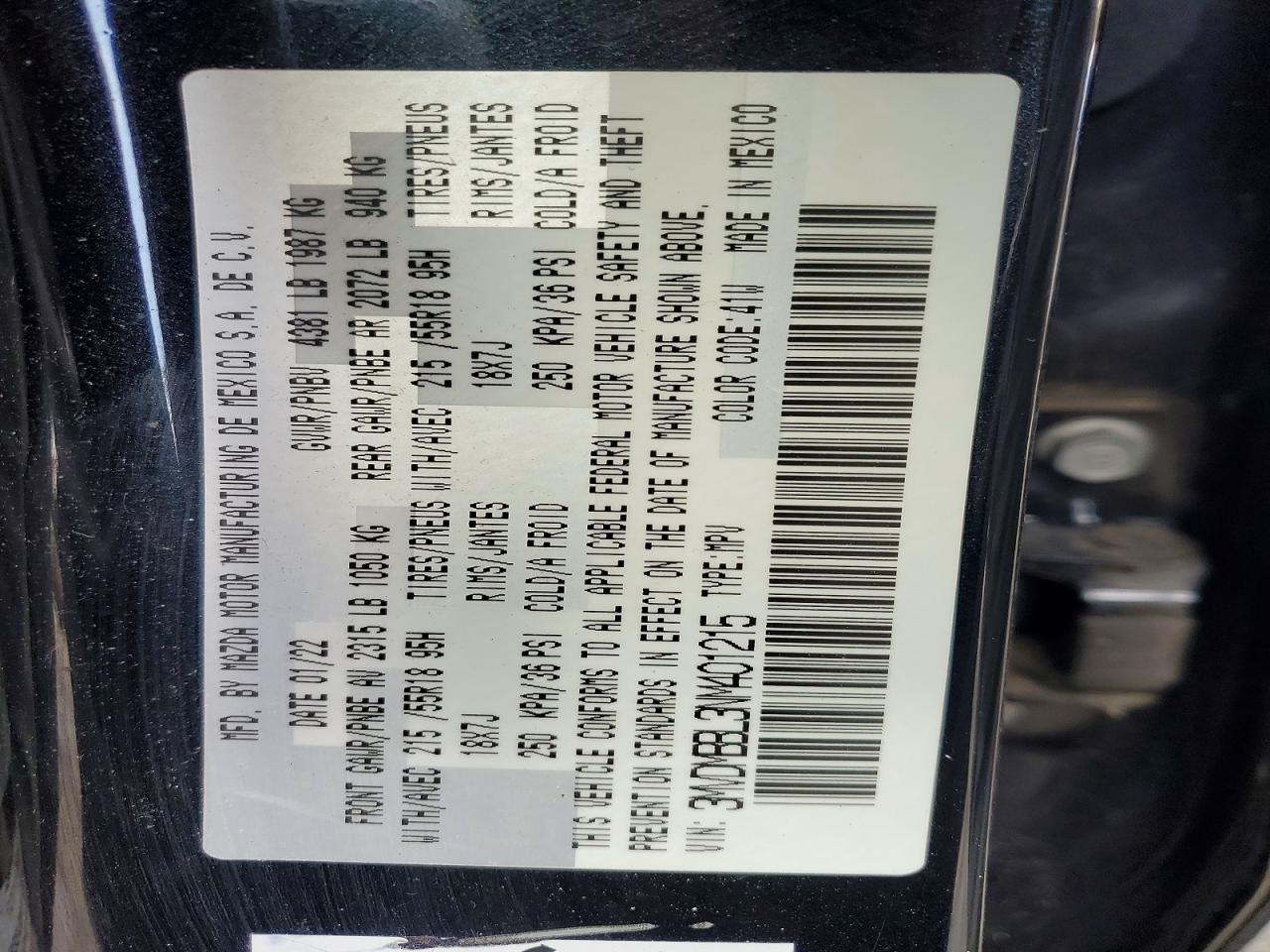 Mazda Cx Select