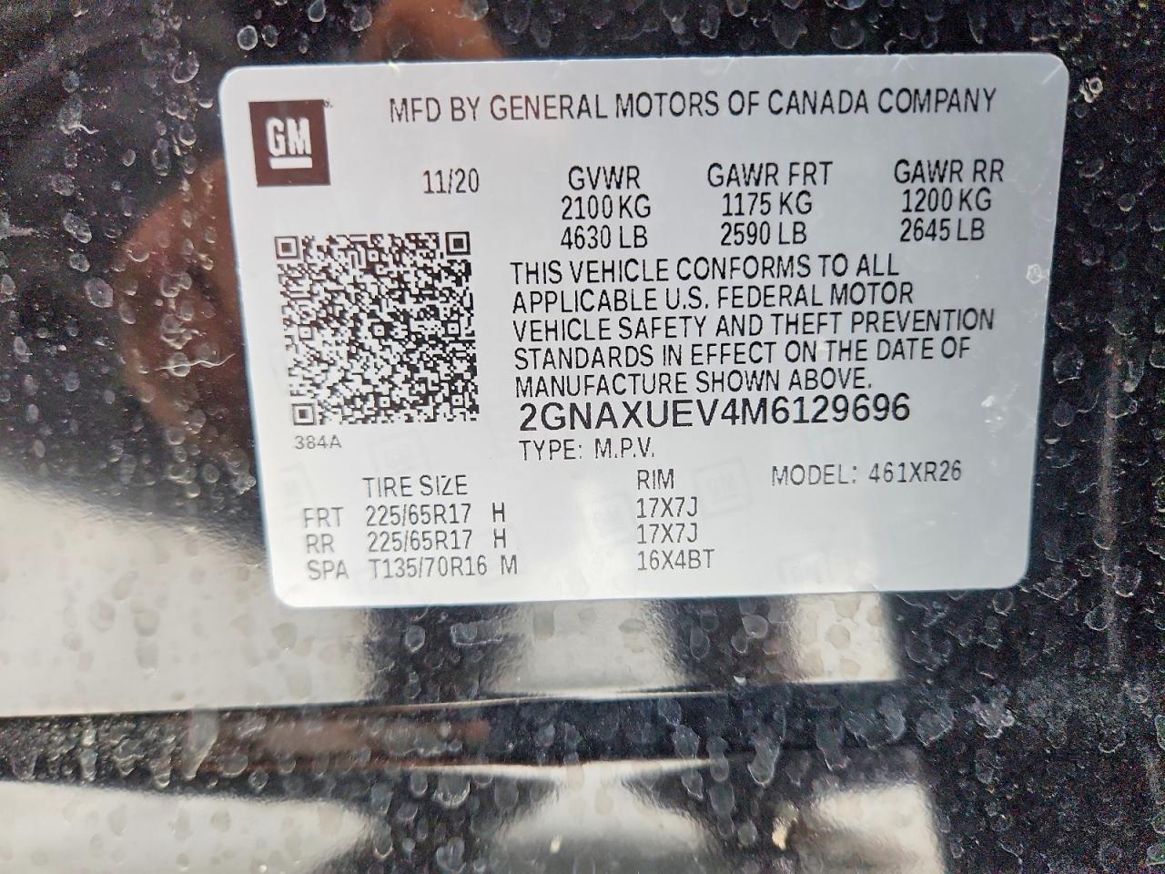 Chevrolet Equinox Lt