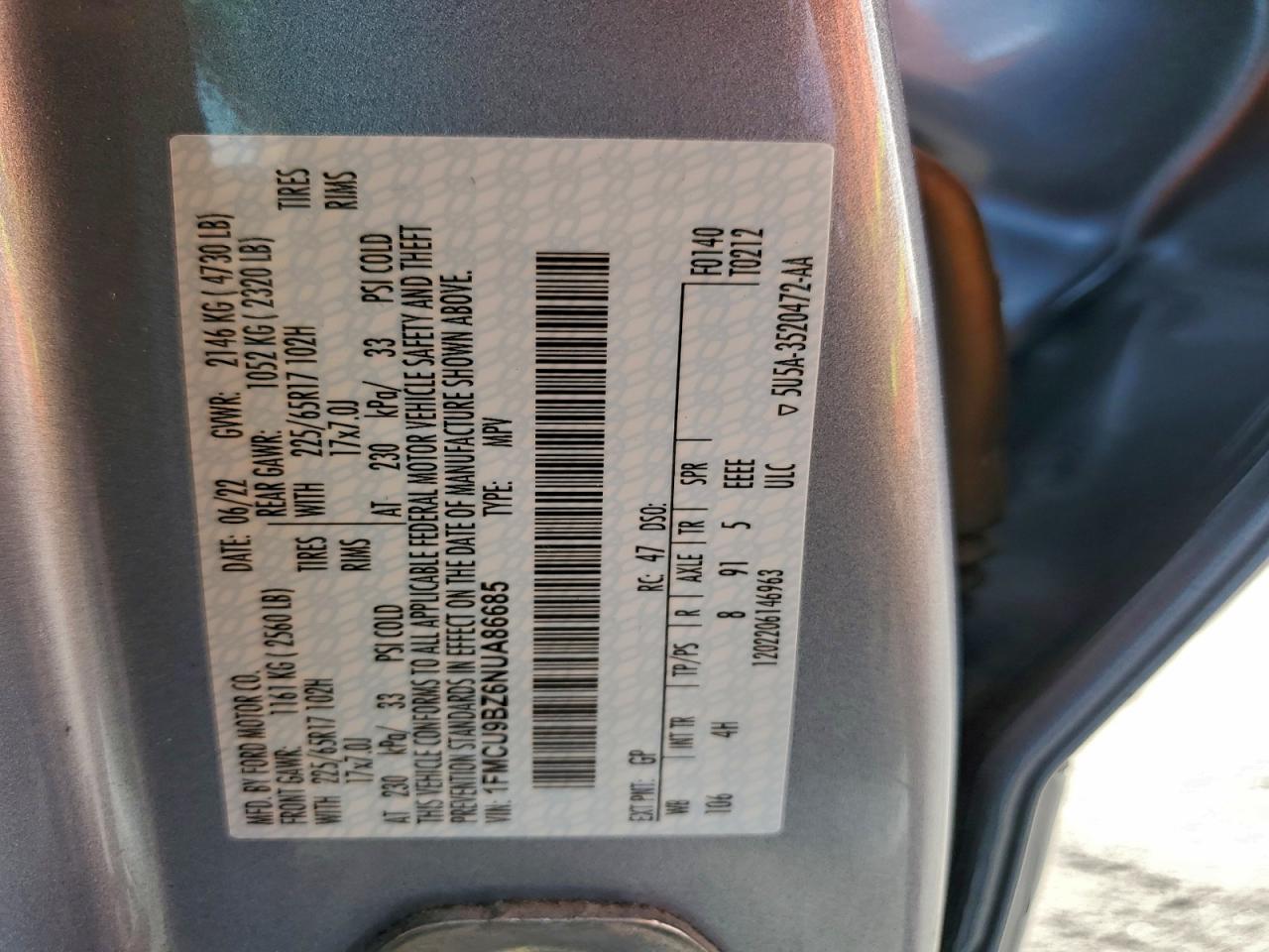 Ford Escape Se