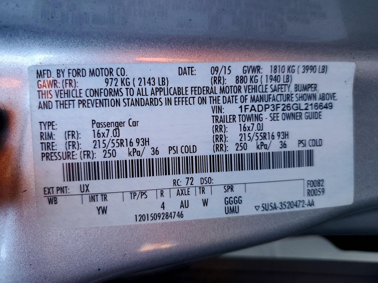 Ford Focus Se