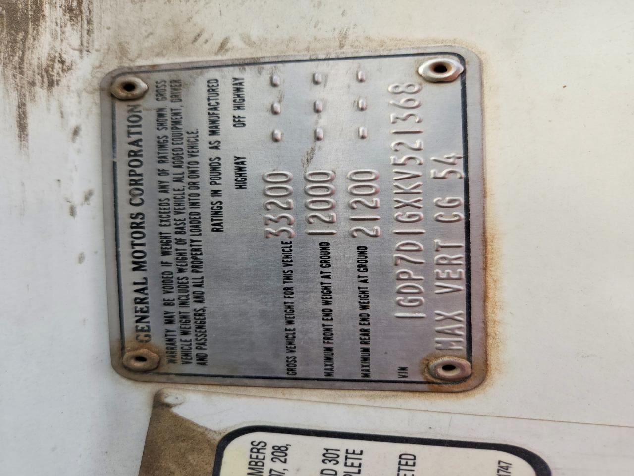 GMC C K R7500 C7d042