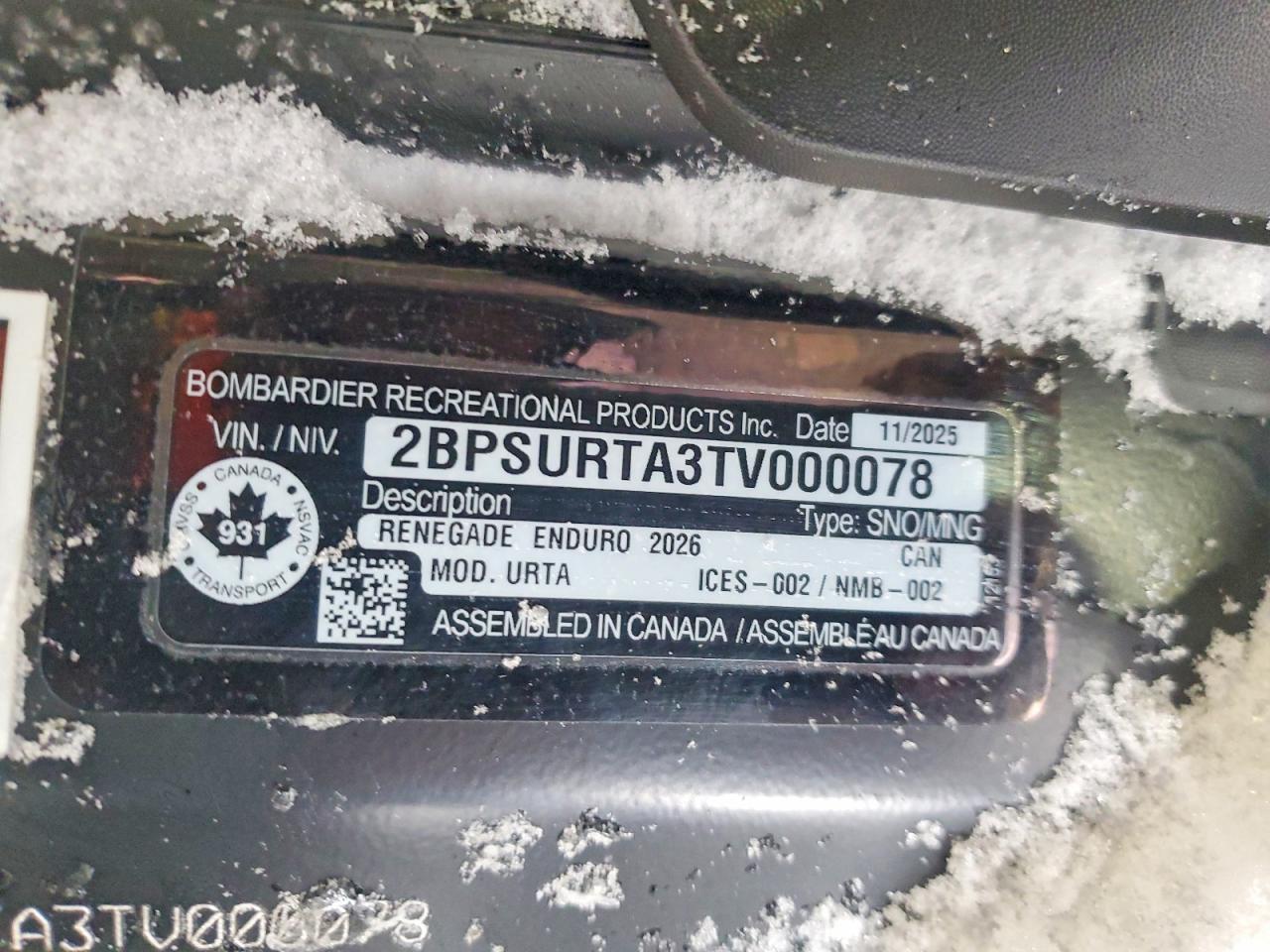 Ski-Doo Snowmobile