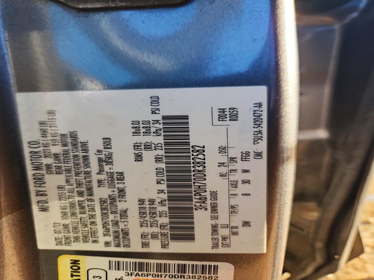 Ford Fusion Se