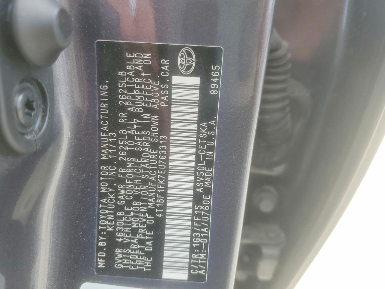 Toyota Camry Se