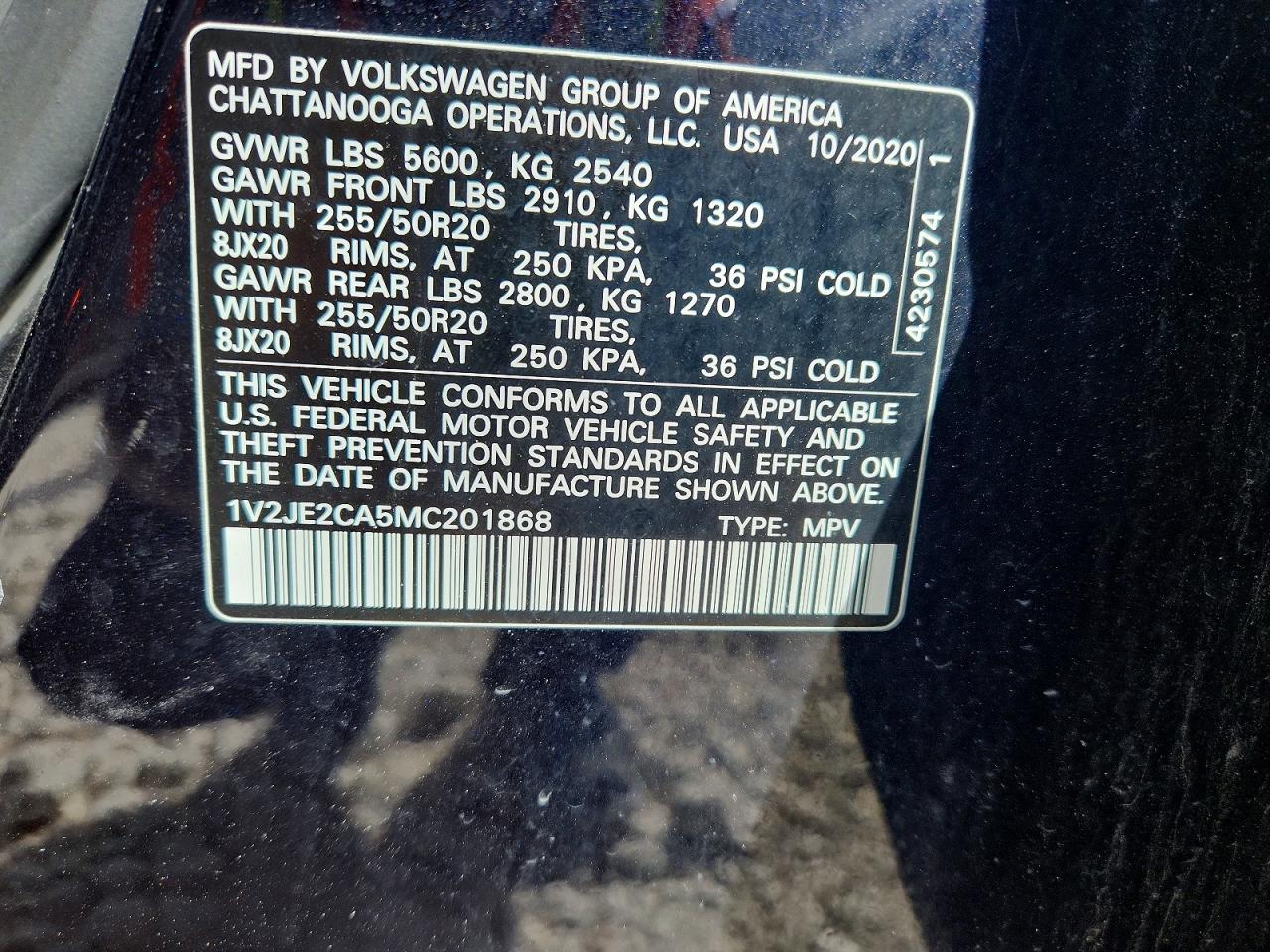 Volkswagen Atlas Se