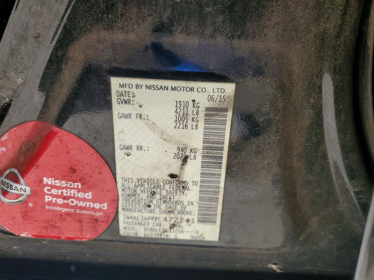 Nissan Altima 2.5 S