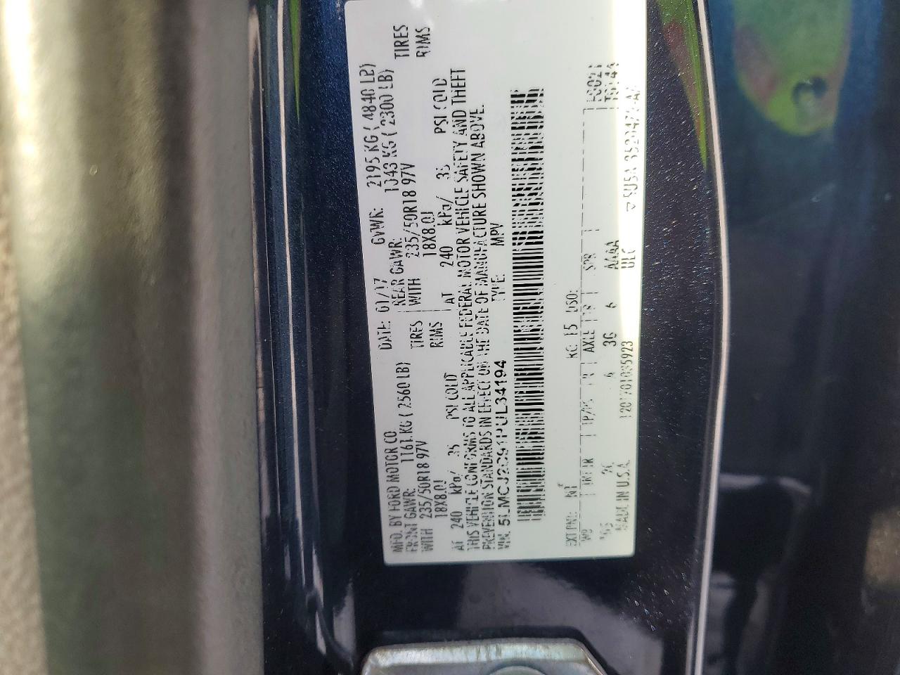 Lincoln MKC Select