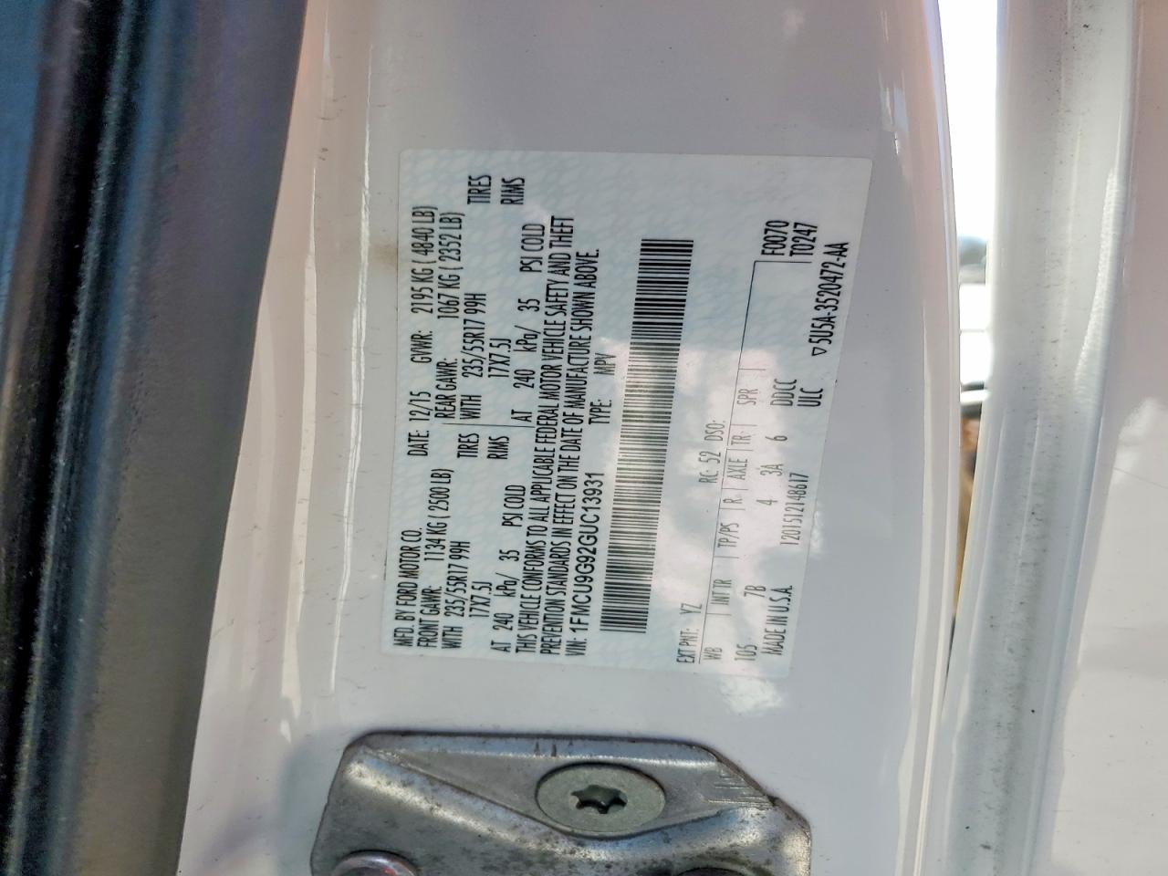 Ford Escape Se