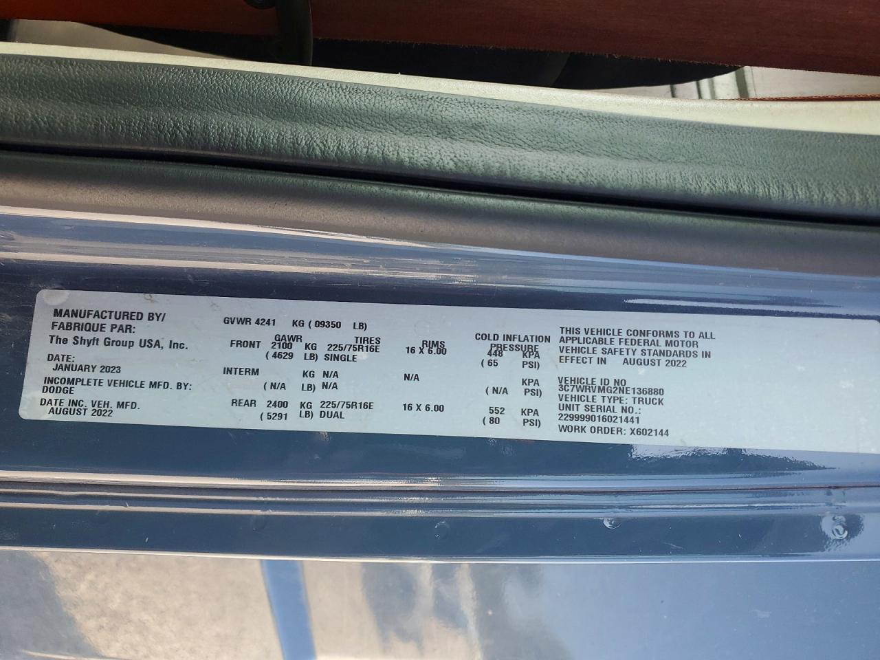 Ram Promaster 1500 High