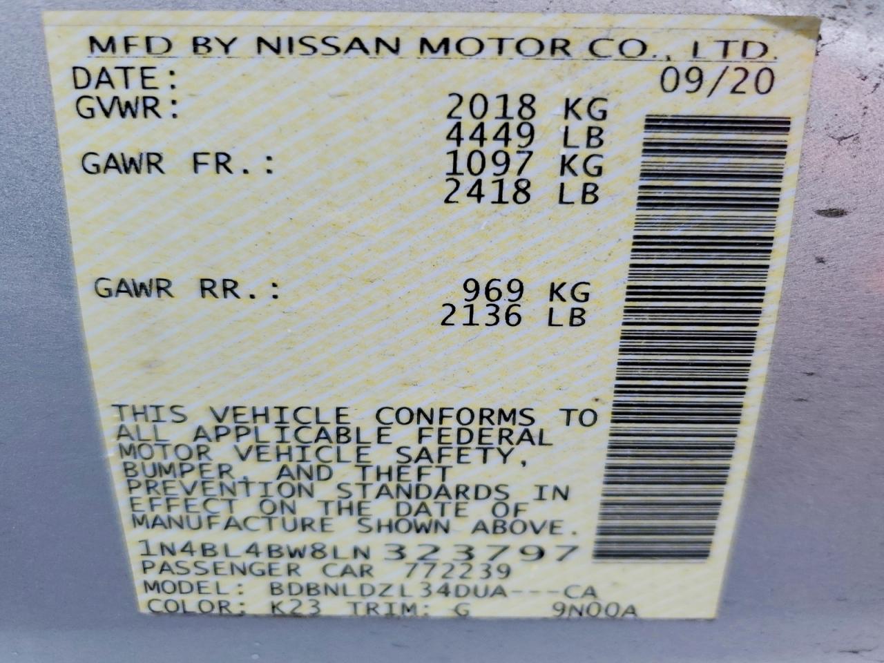 Nissan Altima 2.5 S