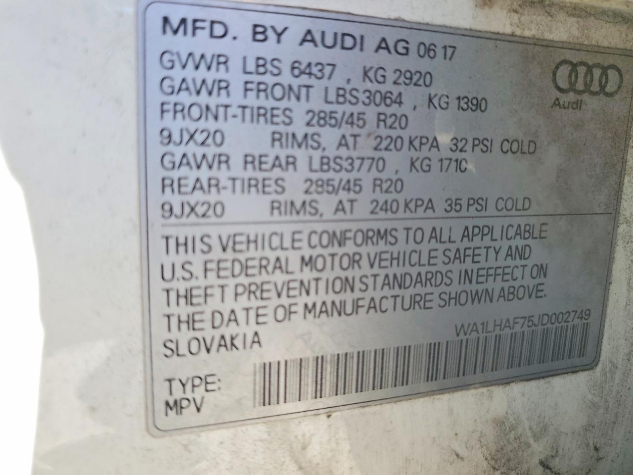 Audi Q7 Premium Plus