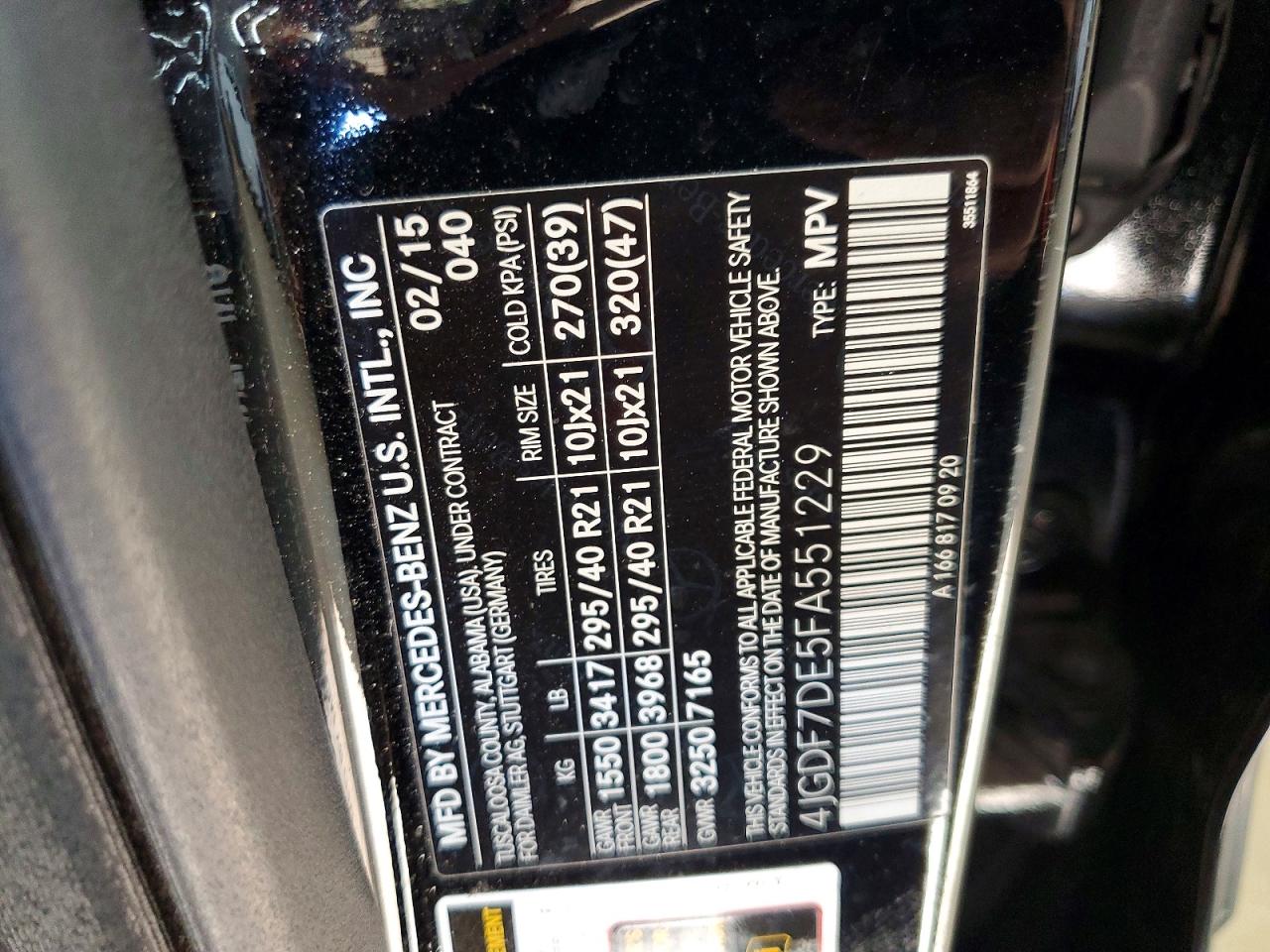 Mercedes-Benz G-Class 550 4matic