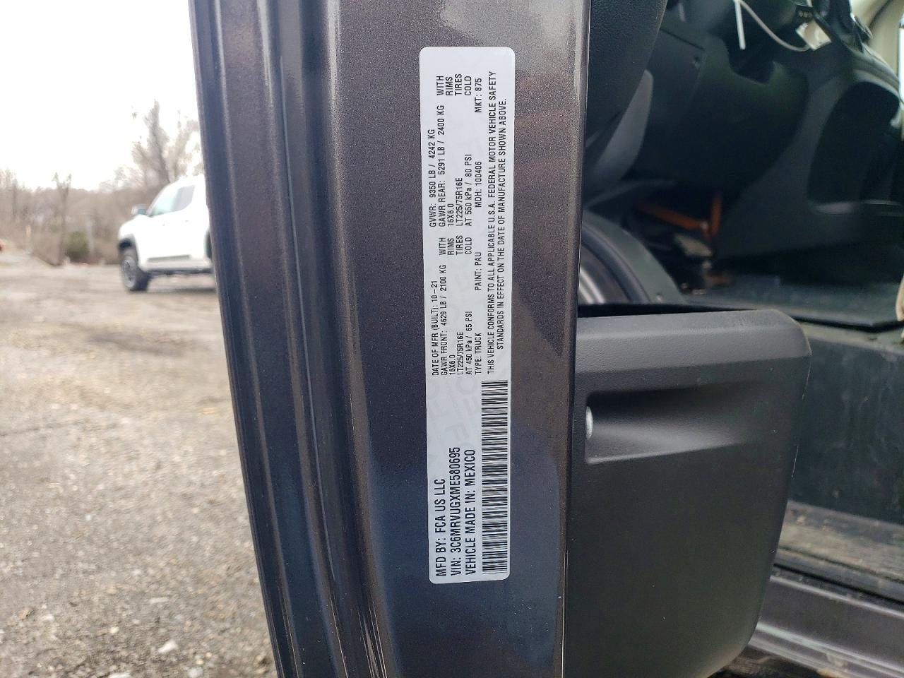Ram Promaster 1500 High