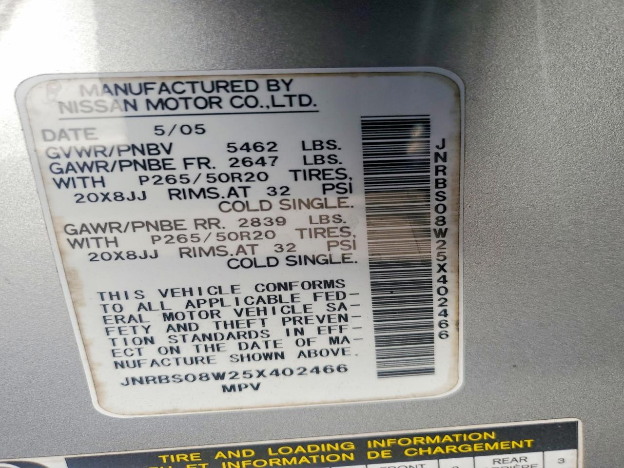 INFINITI Fx