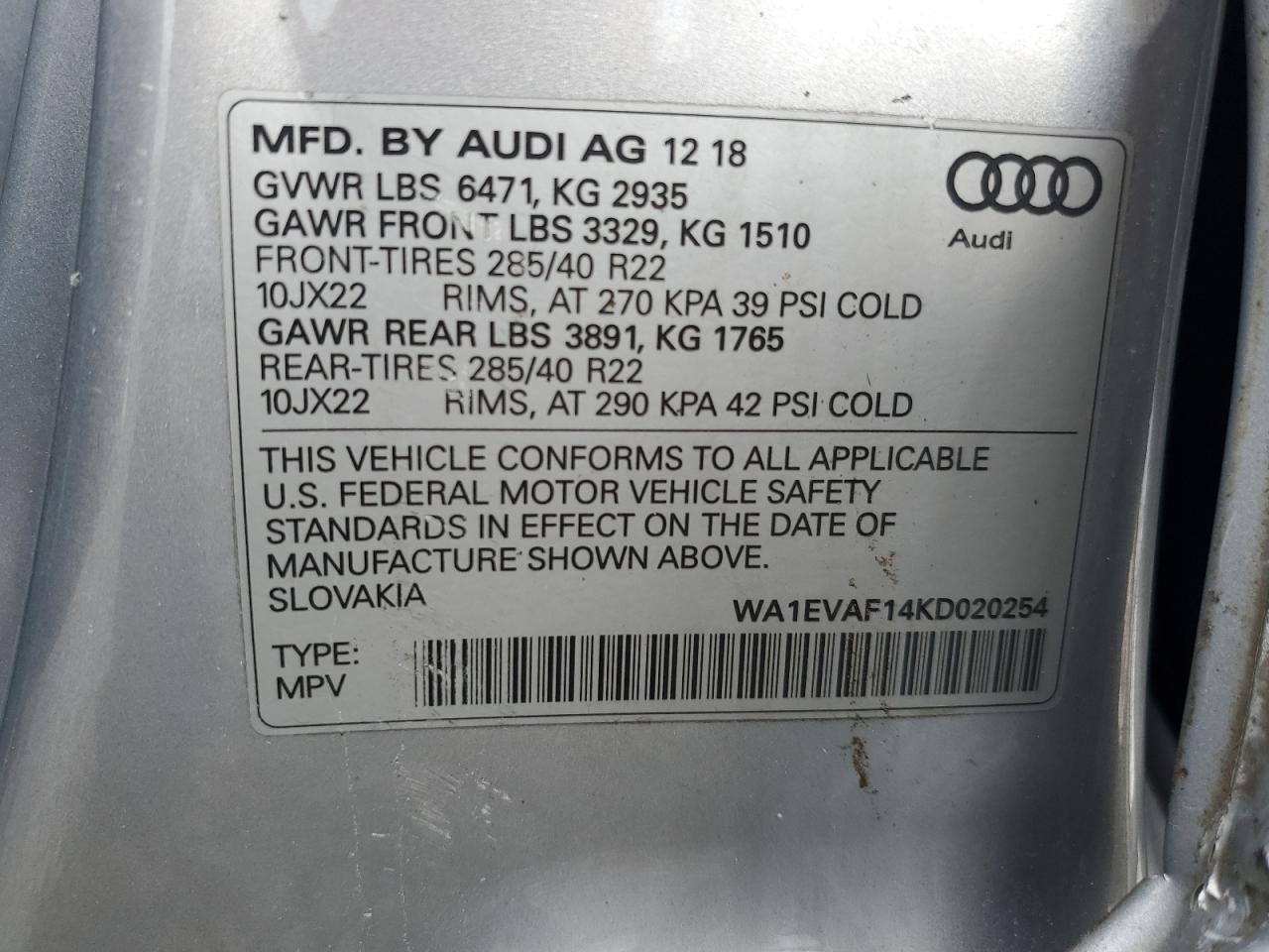 Audi Q8 Premium Plus S-line