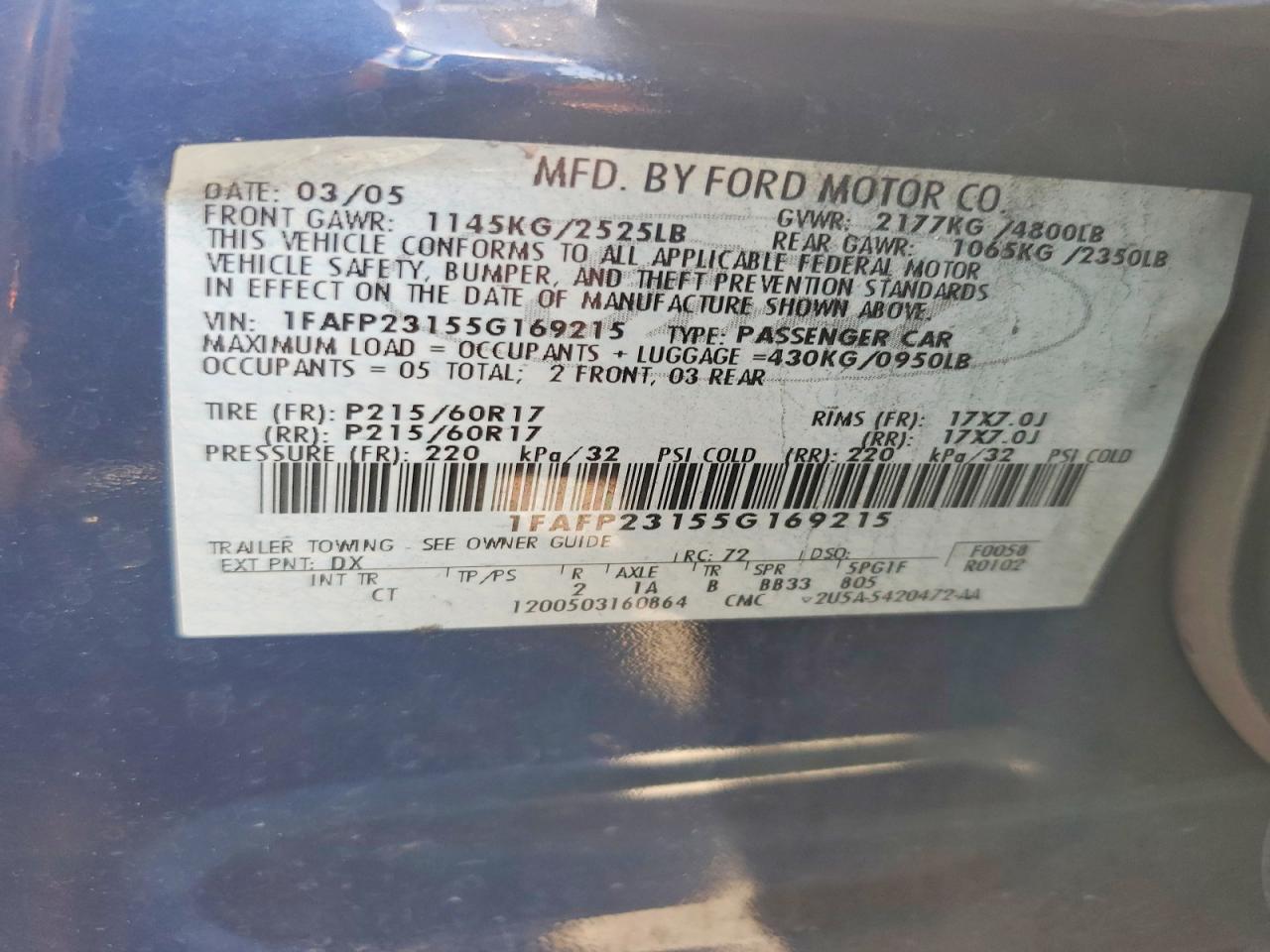 Ford 500 Se