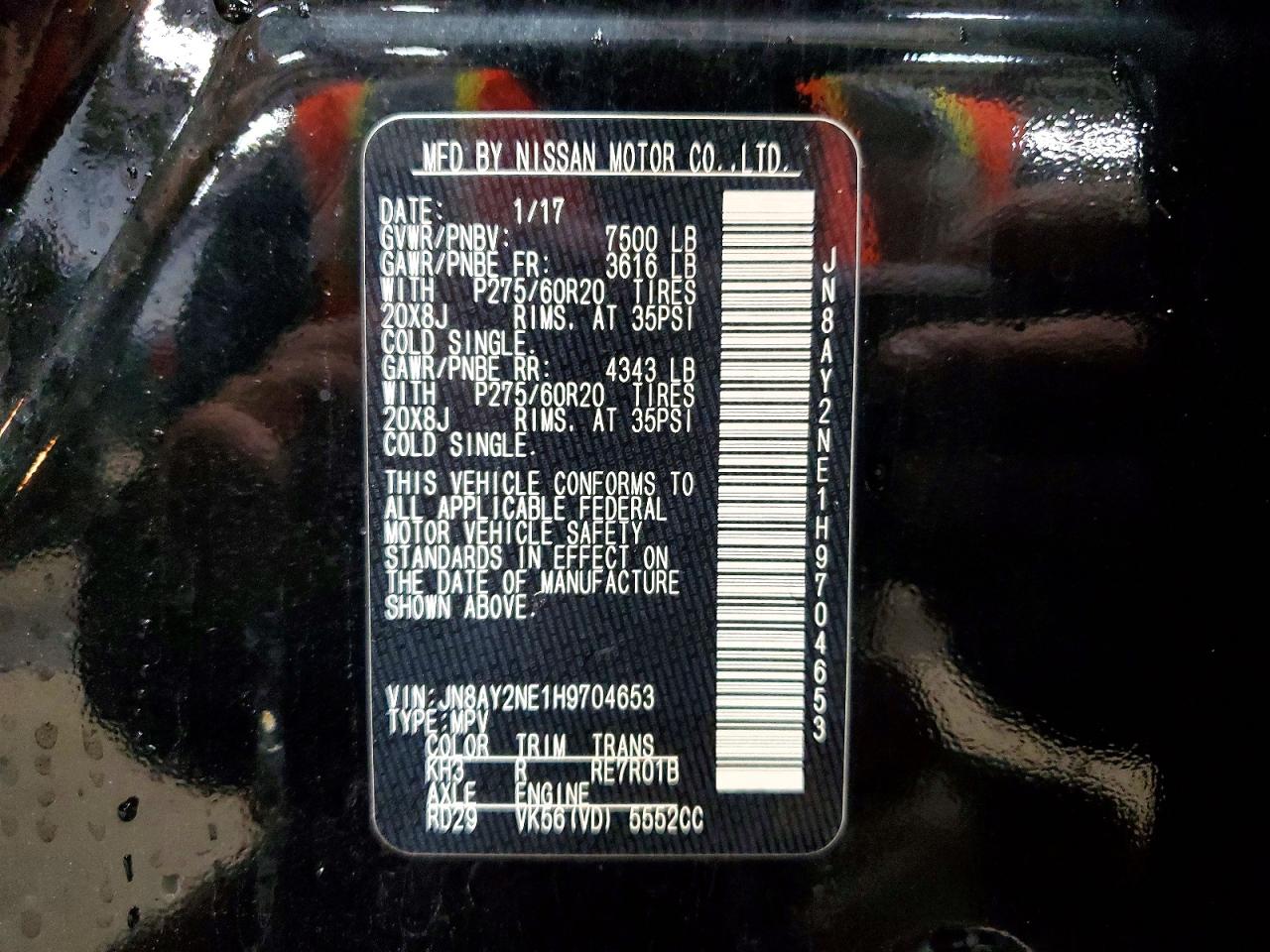Nissan Armada Platinum