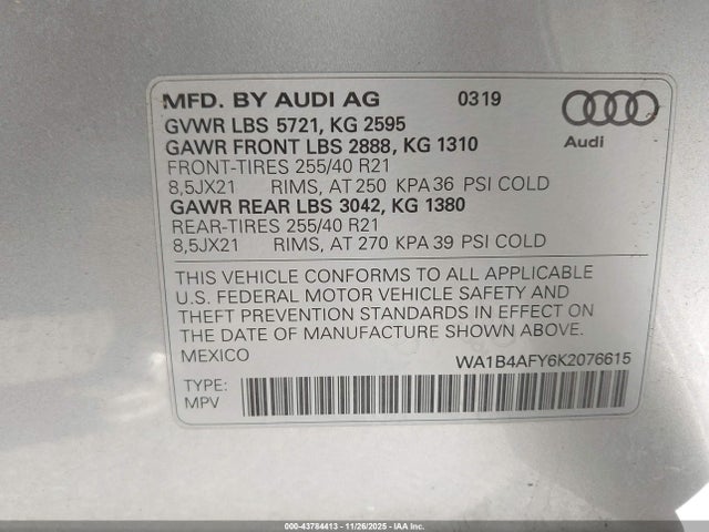 Audi Sq 3.0t Premium