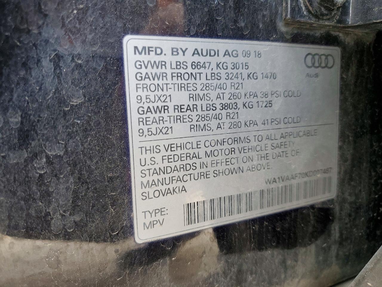 Audi Q7 Prestige