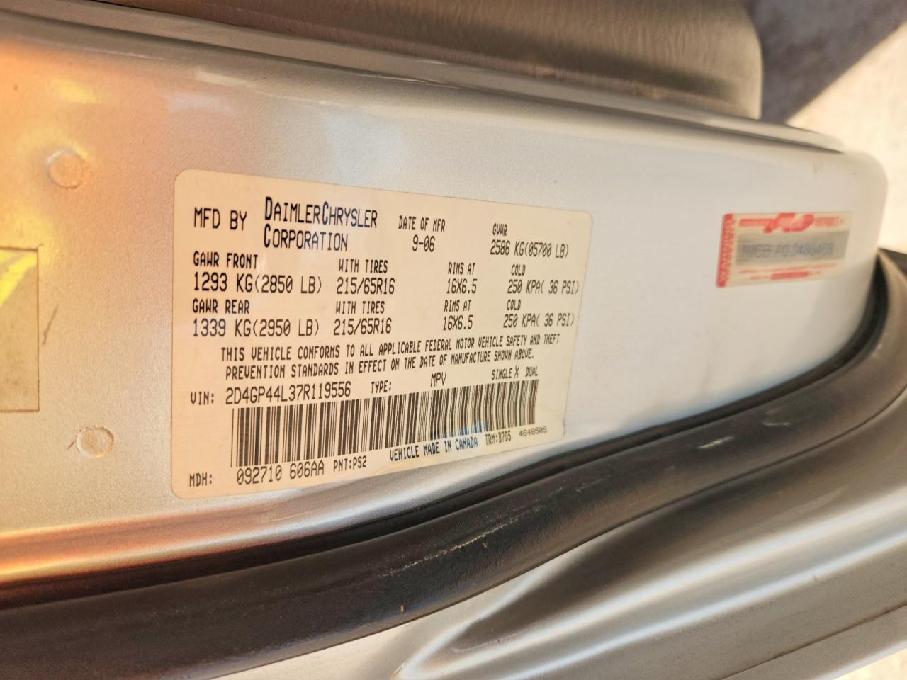 Dodge Caravan Sxt