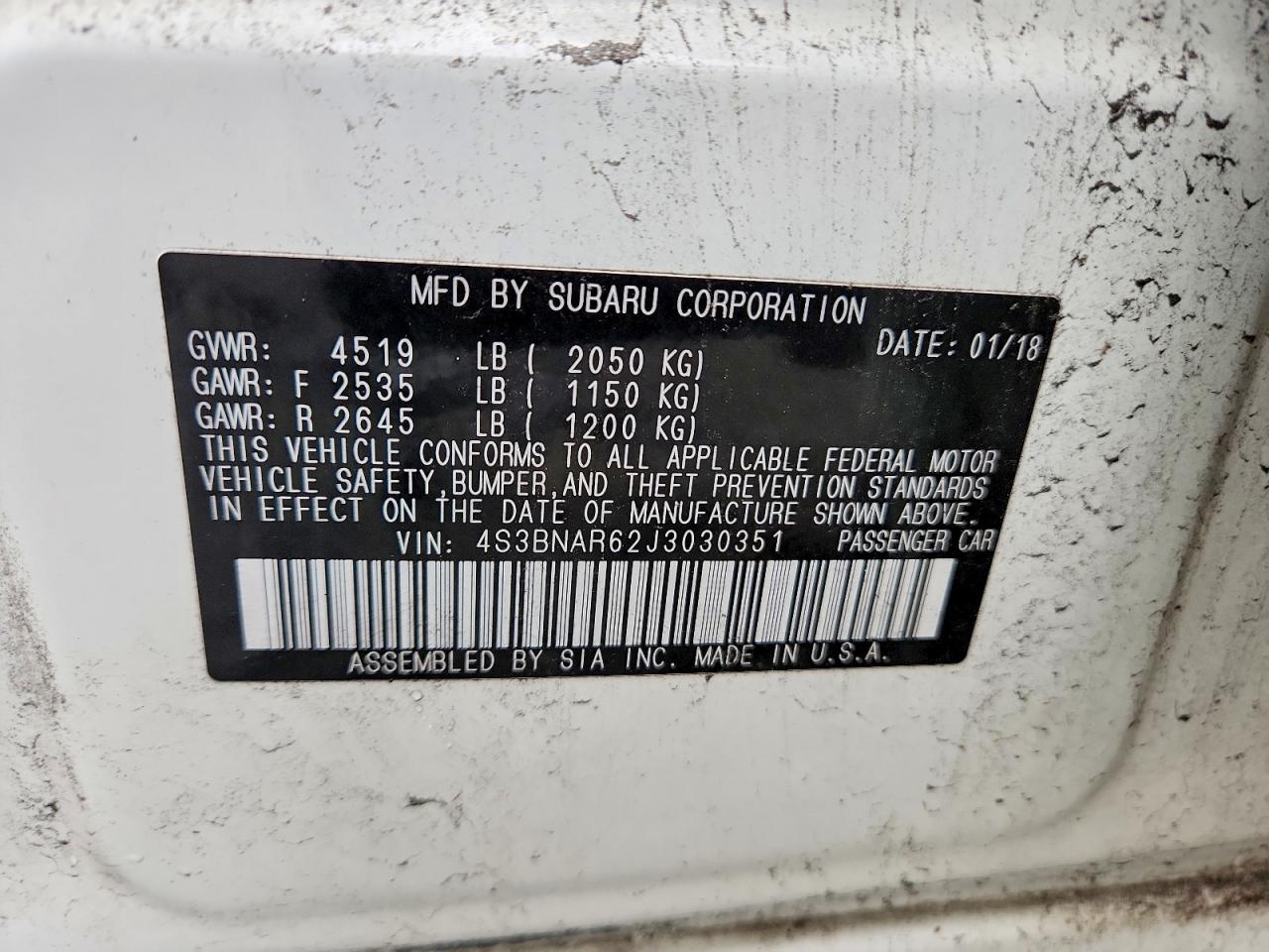 Subaru Legacy Sport
