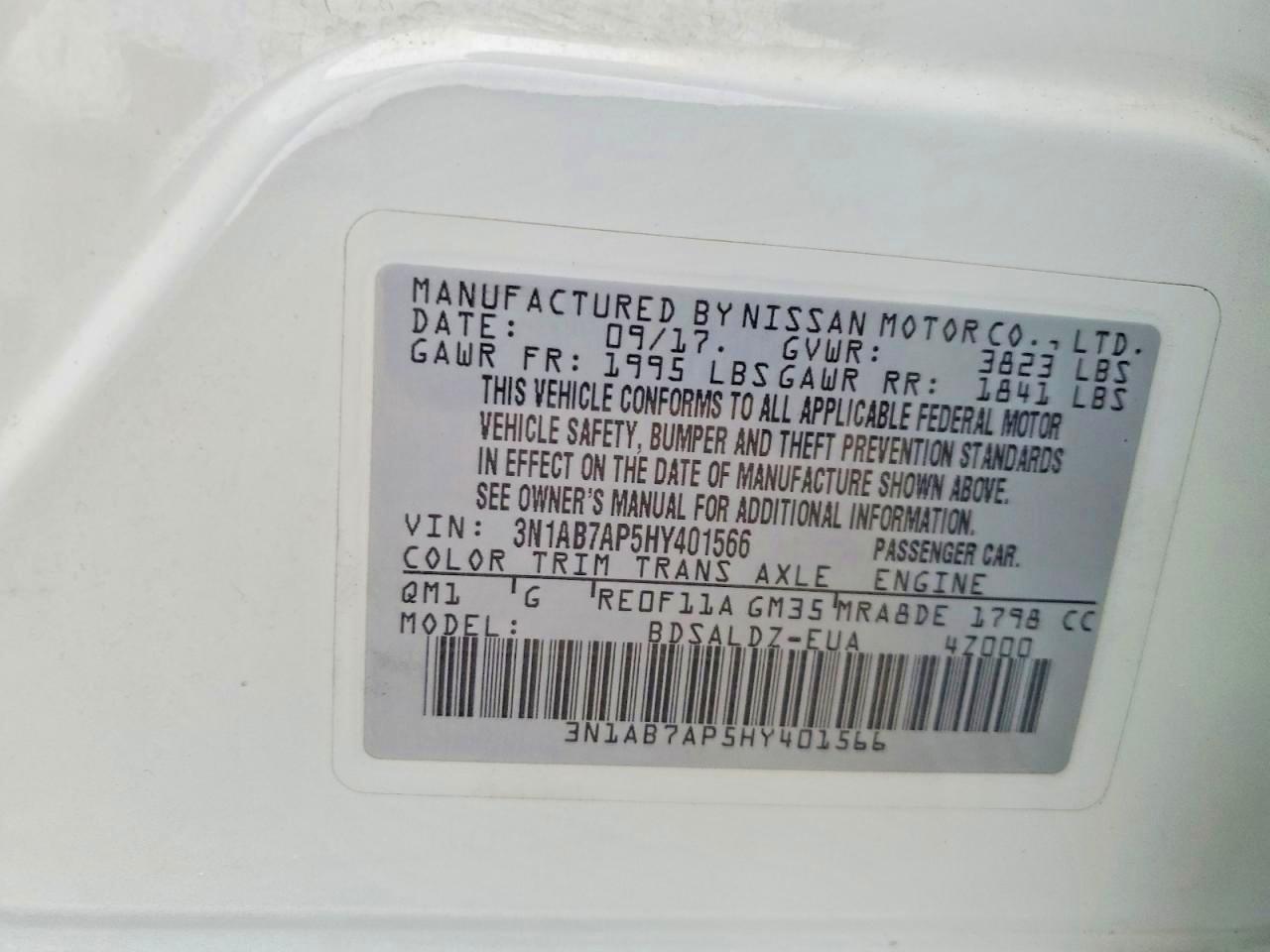 Nissan Sentra Sv