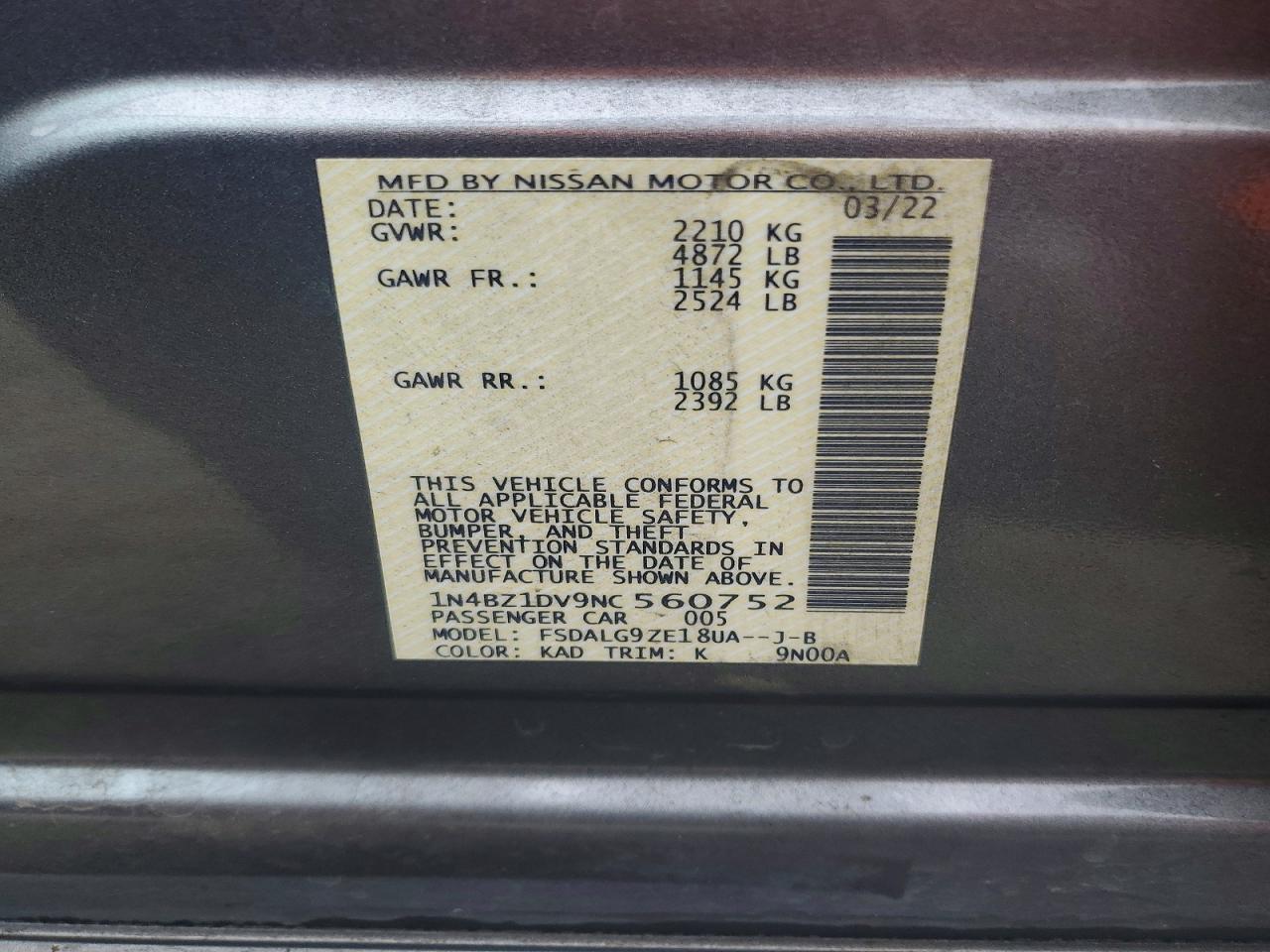Nissan LEAF Sl Plus
