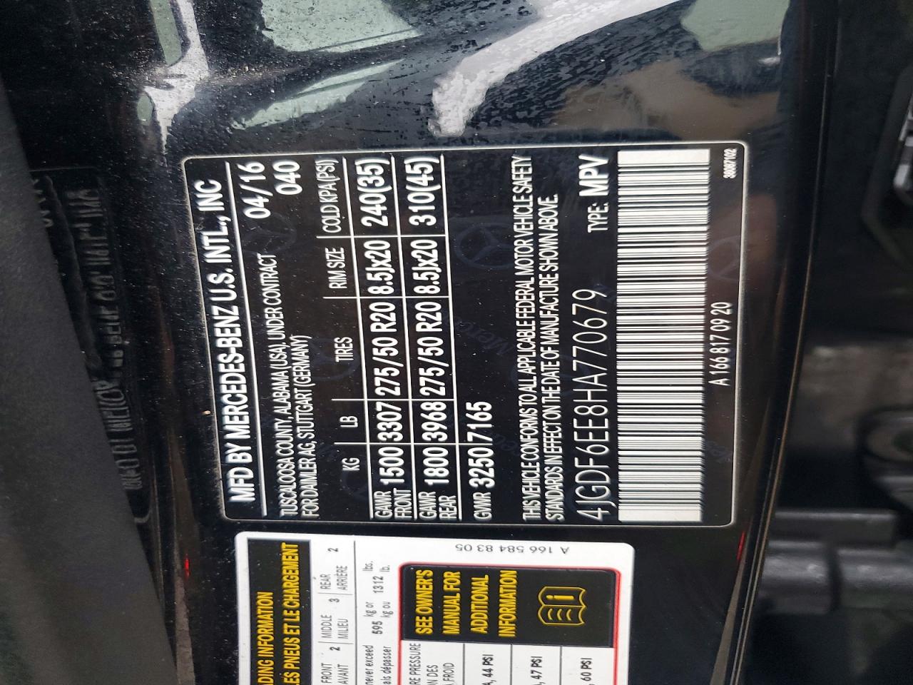 Mercedes-Benz Gls-class 450 4matic