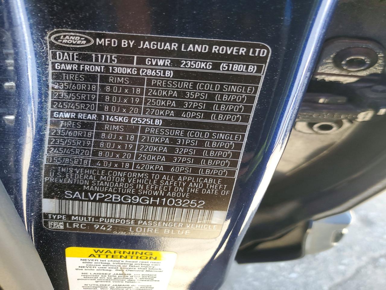 Land Rover Range Rover Se