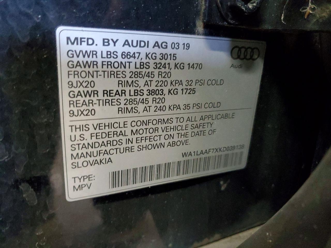 Audi Q7 Premium Plus