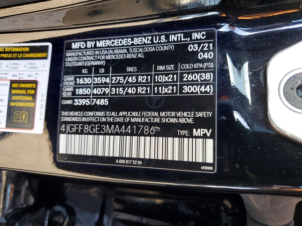 Mercedes-Benz Gls-class 580 4matic