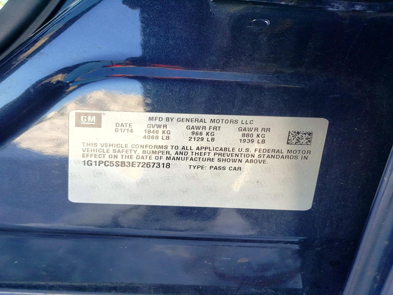 Chevrolet Cruze Lt