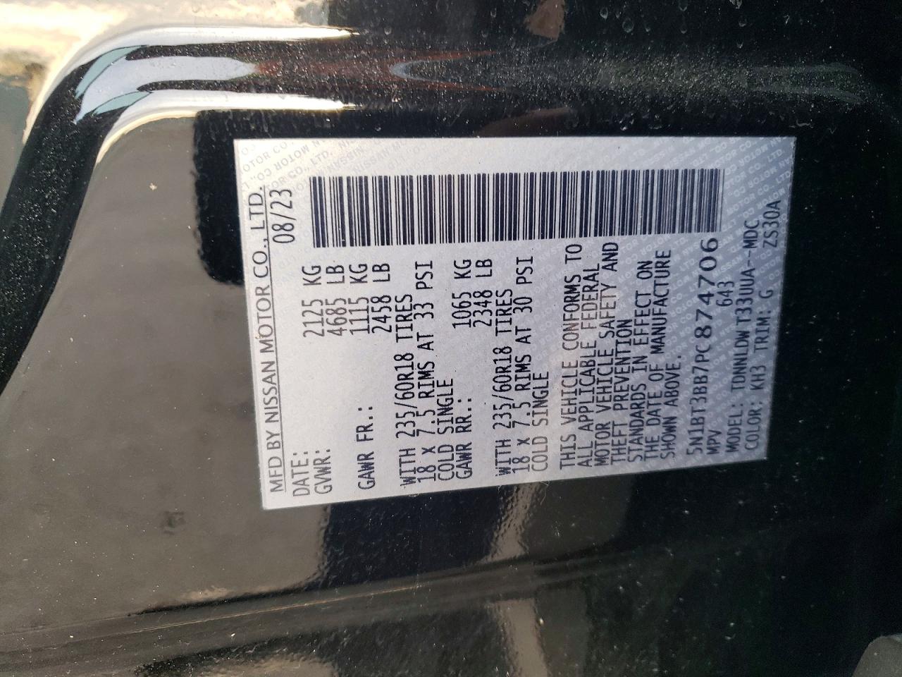 Nissan Rogue Sv