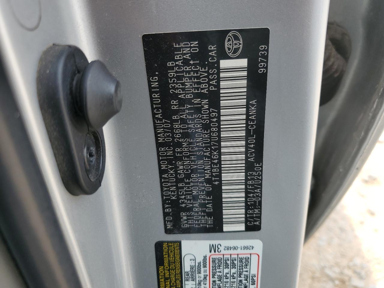 Toyota Camry Ce
