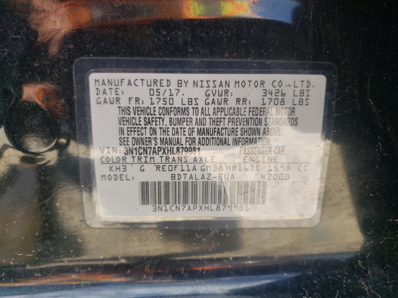 Nissan Versa S