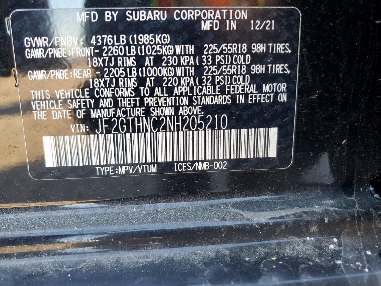 Subaru Crosstrek Limited