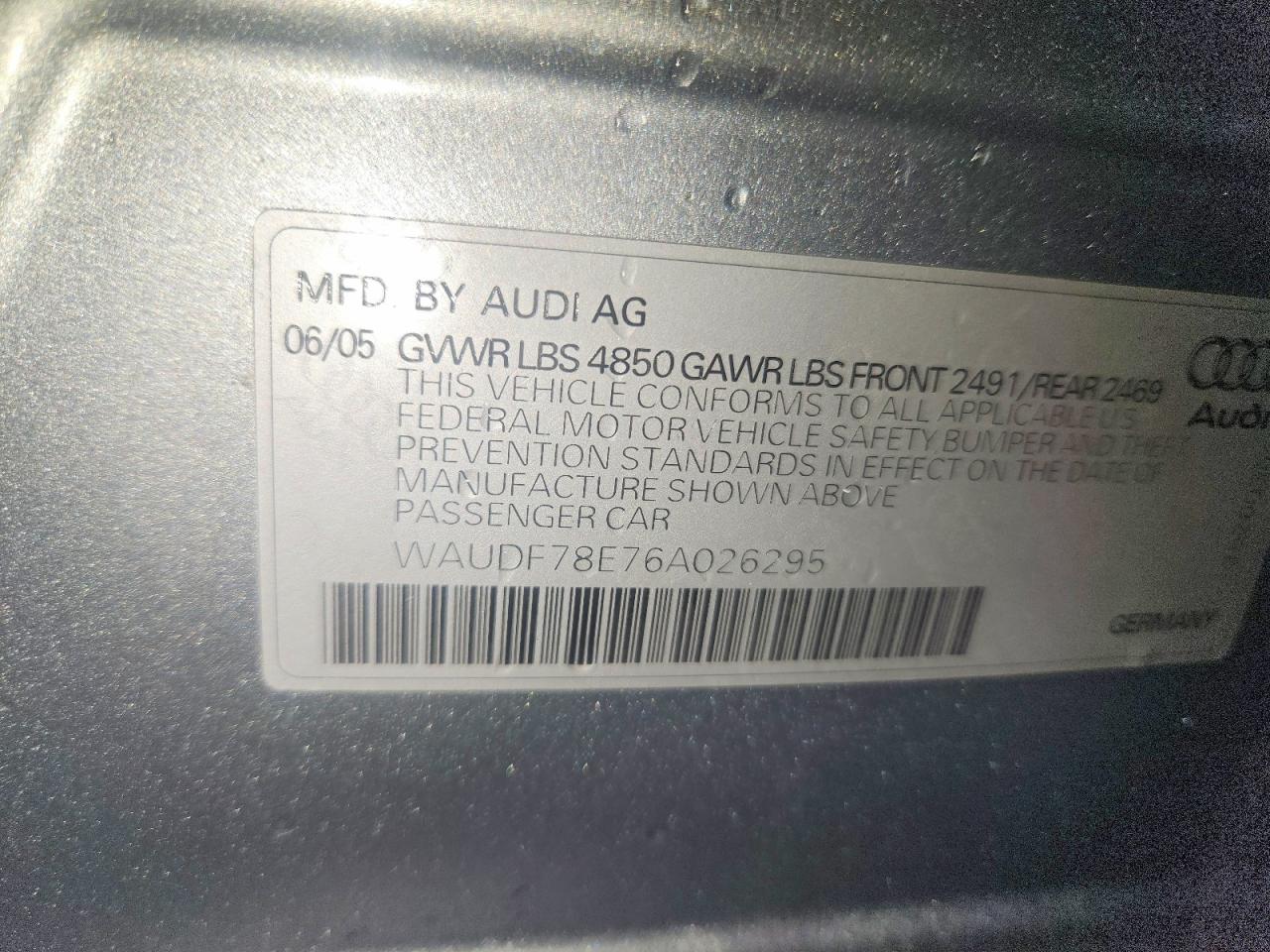 Audi A4 2.0t Quattro