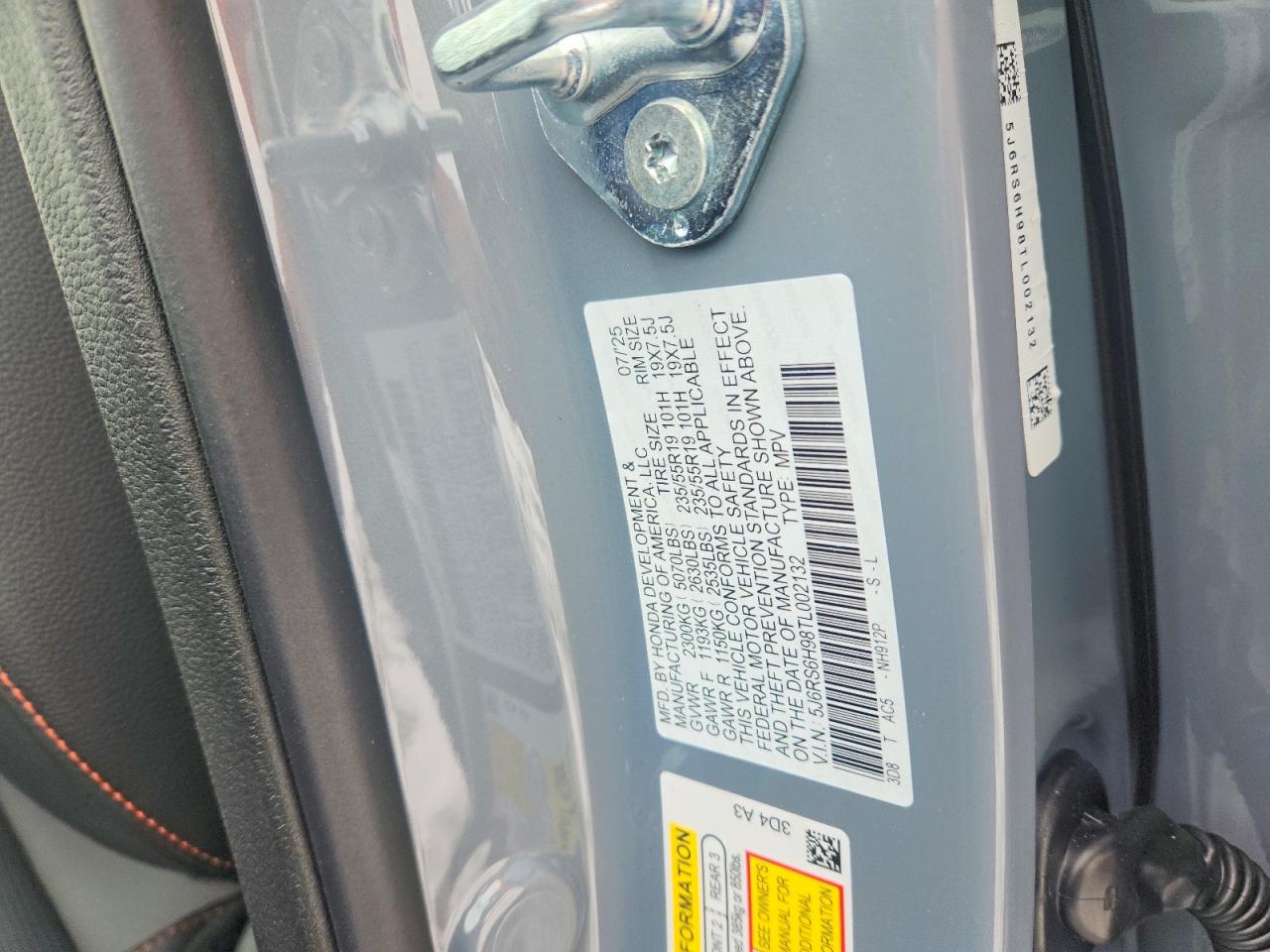 Honda Crv Sport Touring