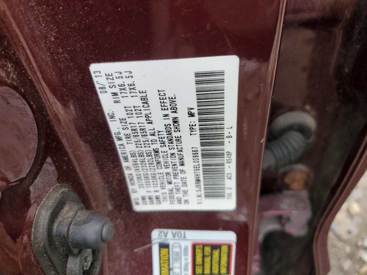 Honda Crv Exl