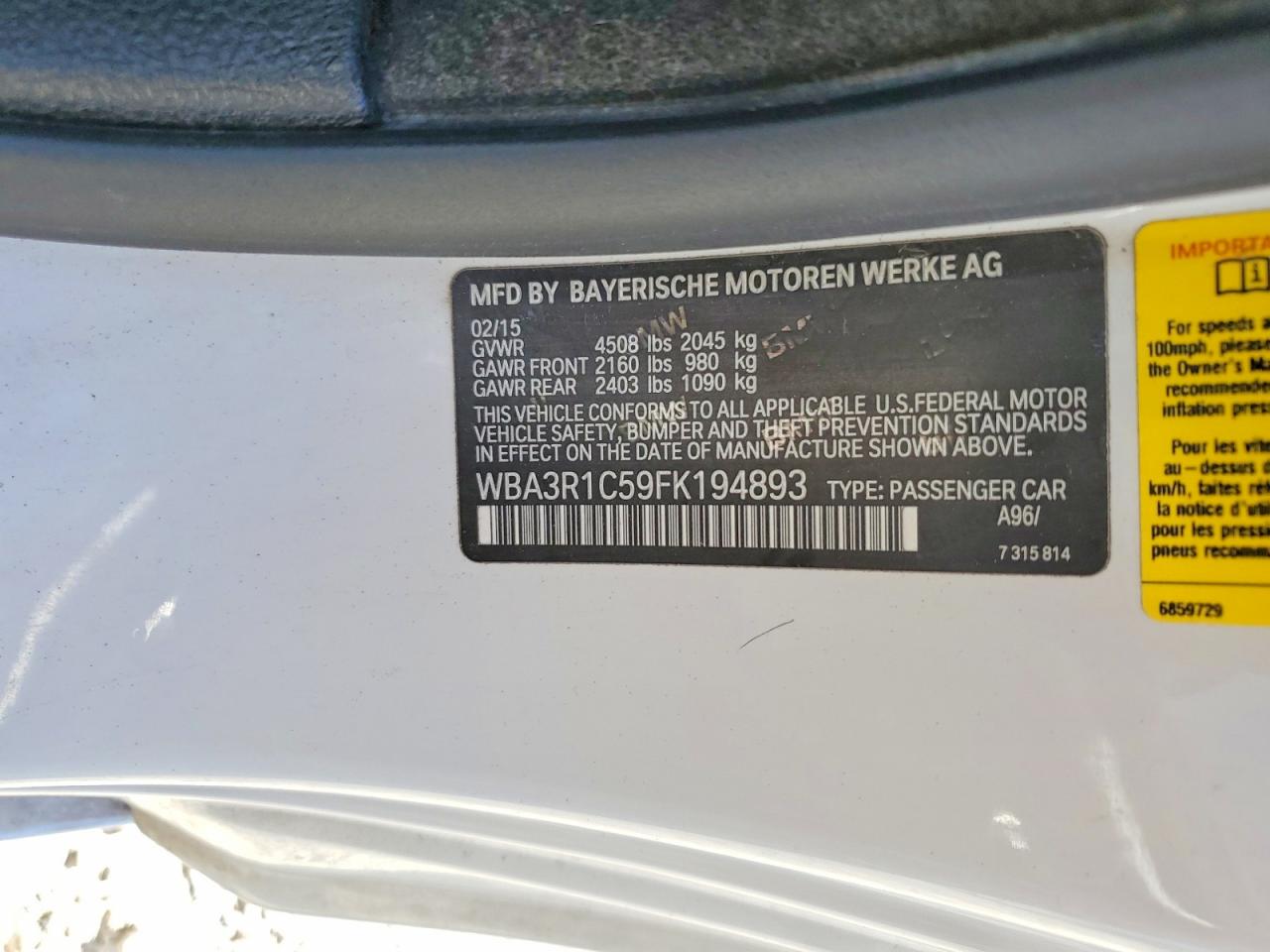 BMW 4 Series I