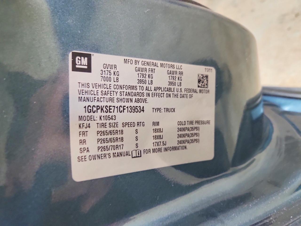 Chevrolet Silverado K1500 Lt