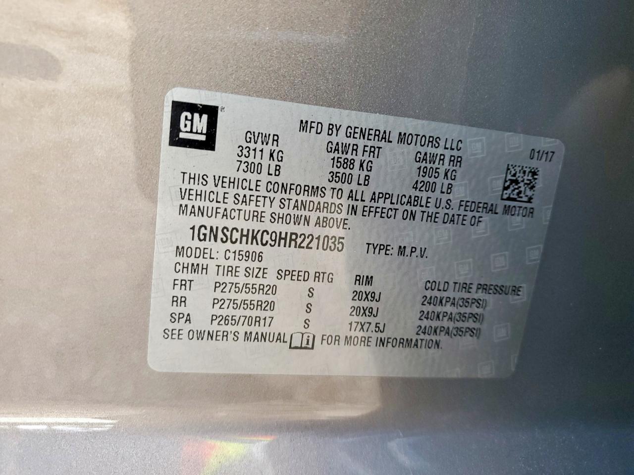 Chevrolet Suburban C1500 Lt
