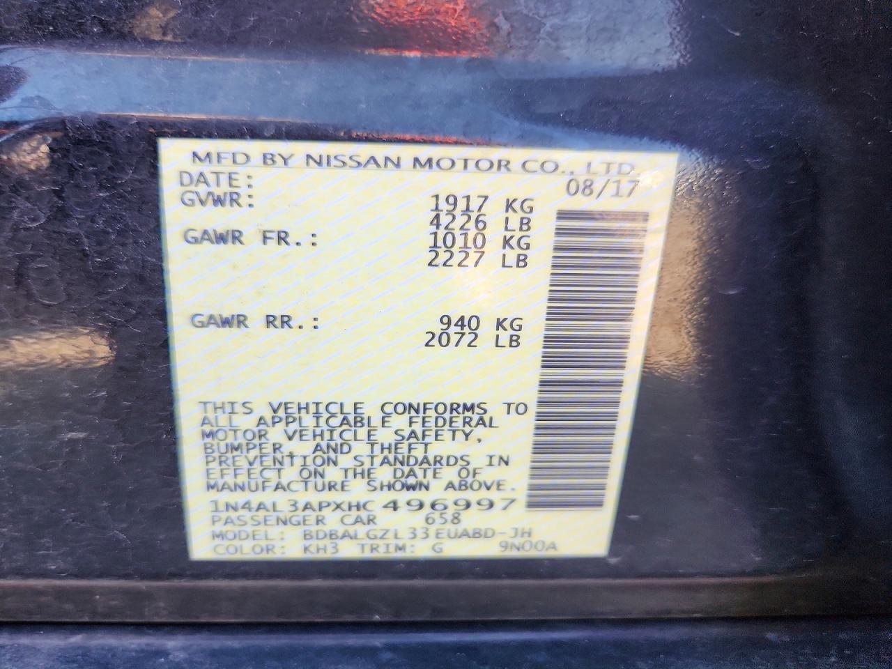 Nissan Altima 2.5 S