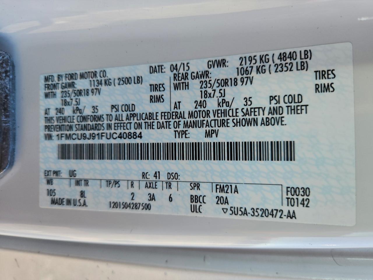 Ford Escape Titanium