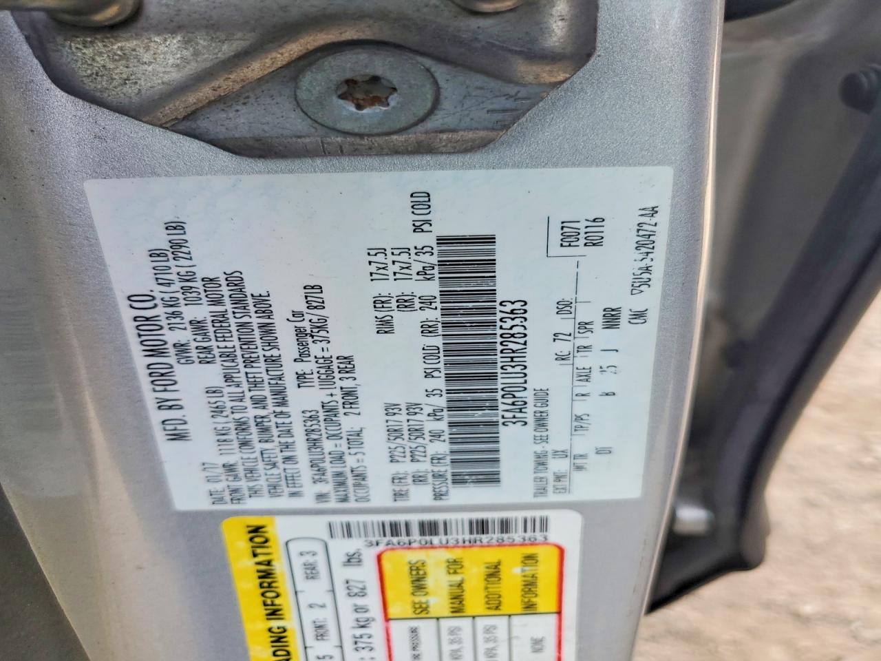 Ford Fusion Se Hybrid